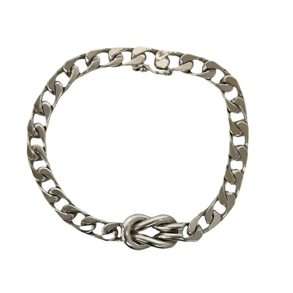 TIFFANY&Co. Tiffany Knot Chain Bracelet, Sterling Silver 925, Accessory, 51760
